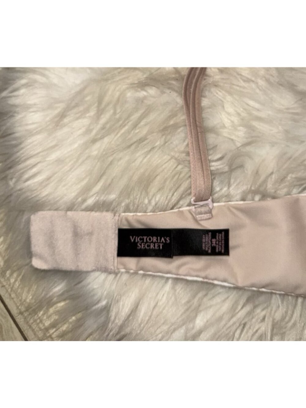 Victorias Secret Very Sexy Multiway Bra Padded Animal Print Womens 34B Beige - Picture 6 of 6